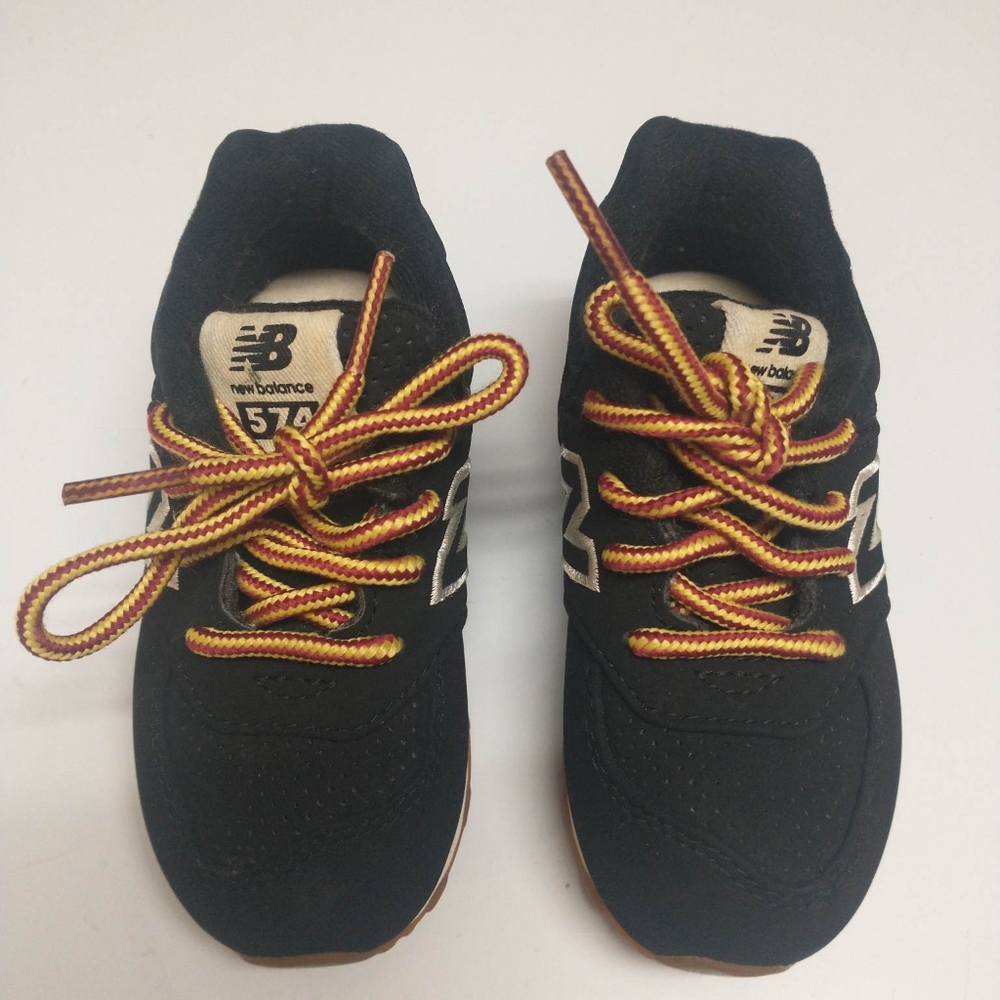 Black New Balance 574 sneakerssize 7 toddler lace up
